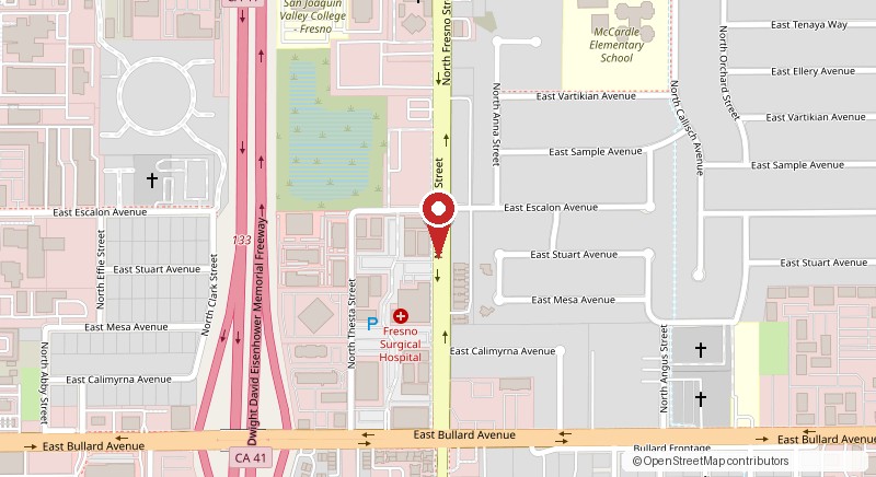 Map: 6183 N Fresno St clinic