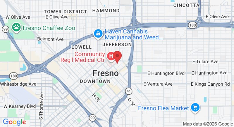 Map: 2900 Fresno St clinic