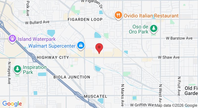 Map: Shaw Ave clinic