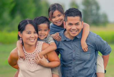 Family supported by FMHC financial assistance
